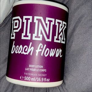 Barely used pink beach flower lotion